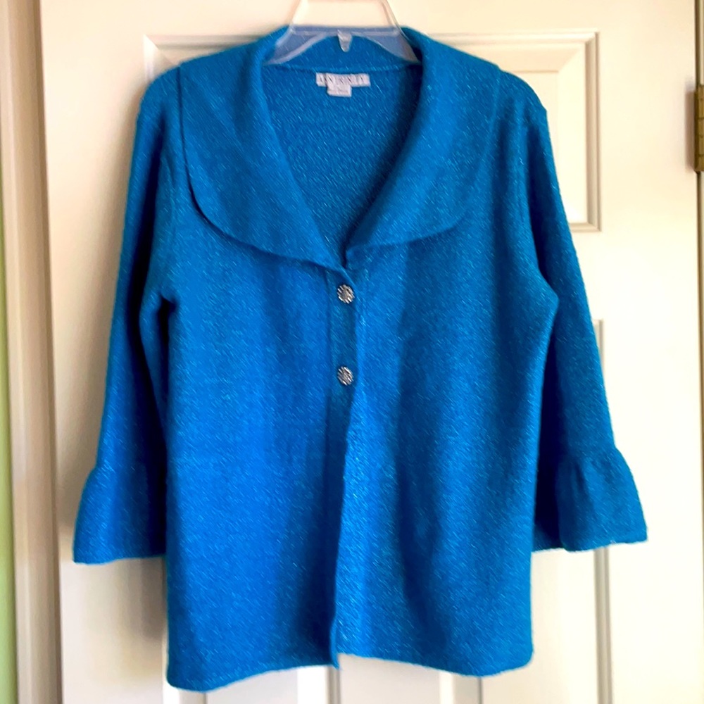 Shawl collar dressy cardigan sweater
